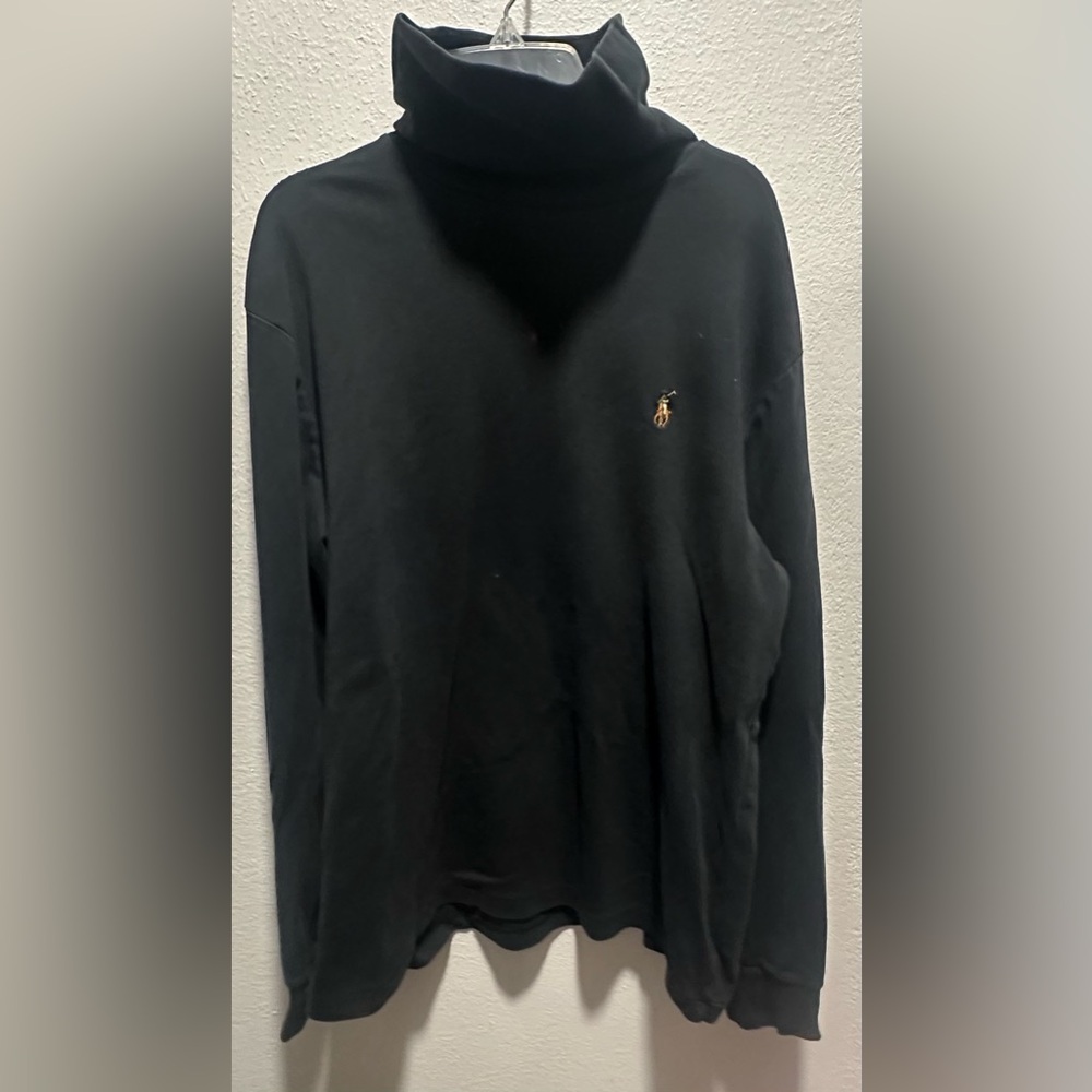 Polo by Ralph Lauren Black Turtleneck Sweater